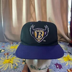 Rare 90s NFL Logo 7 Baltimore Ravens Flying B 1/1